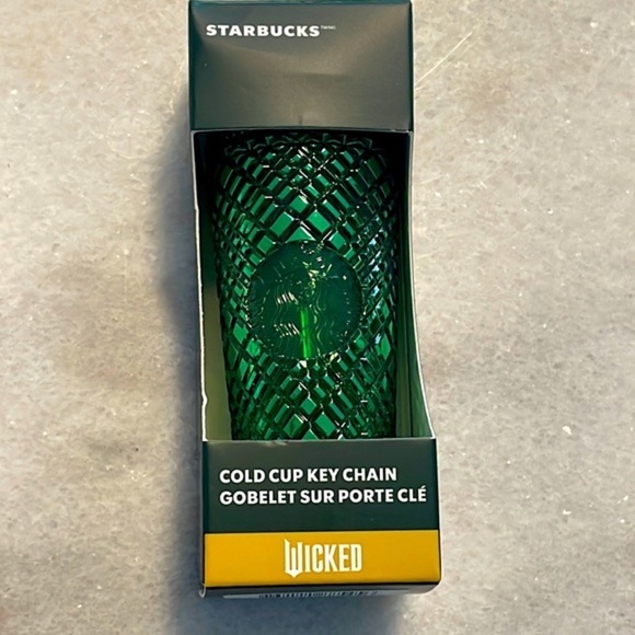 Starbucks Accessories - Starbucks wicked keychain emerald Green cold cup ornament new size small